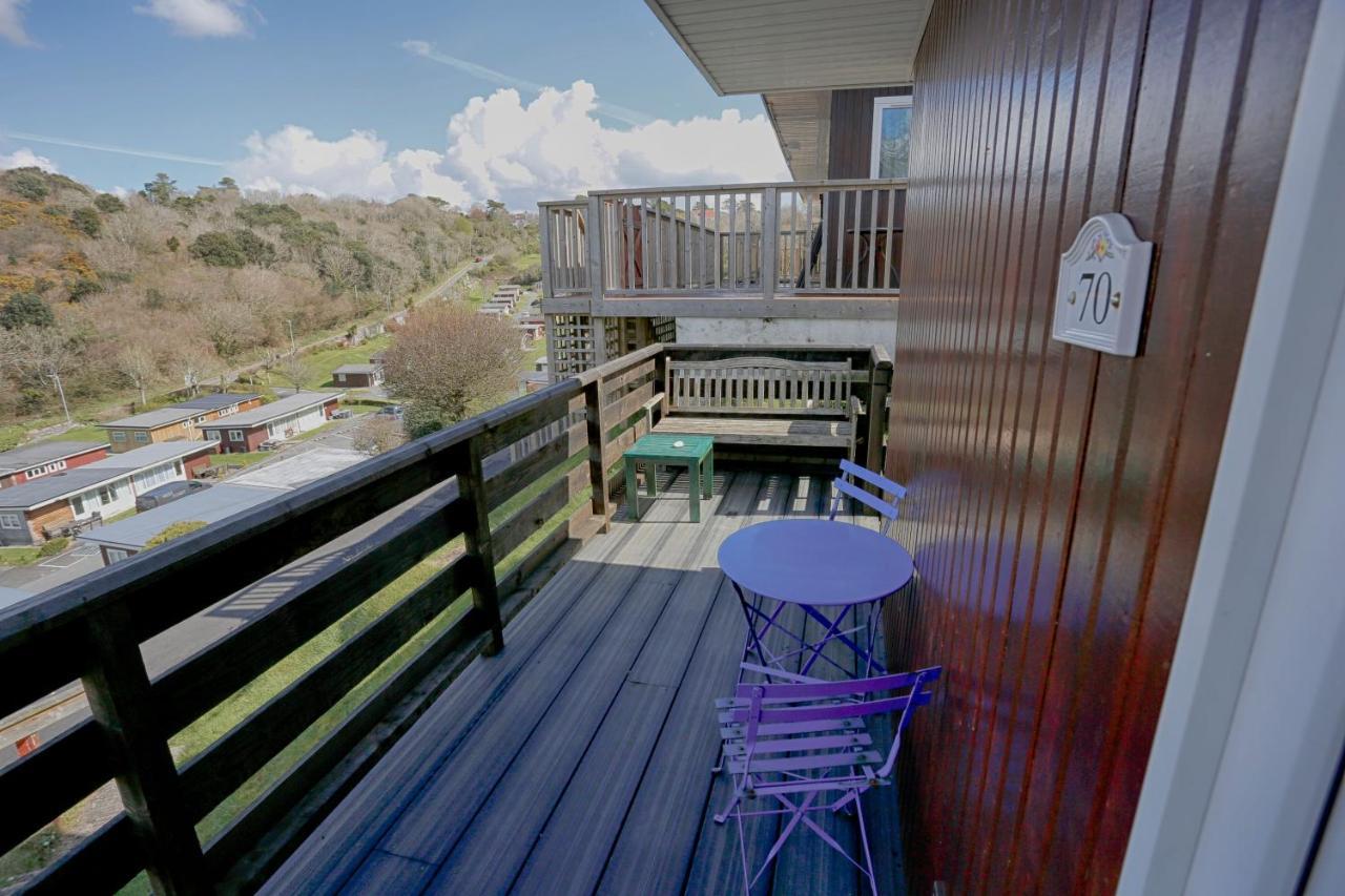 סוואנסי Caswell Beach Chalet 70 Located In Gower Peninsula מראה חיצוני תמונה